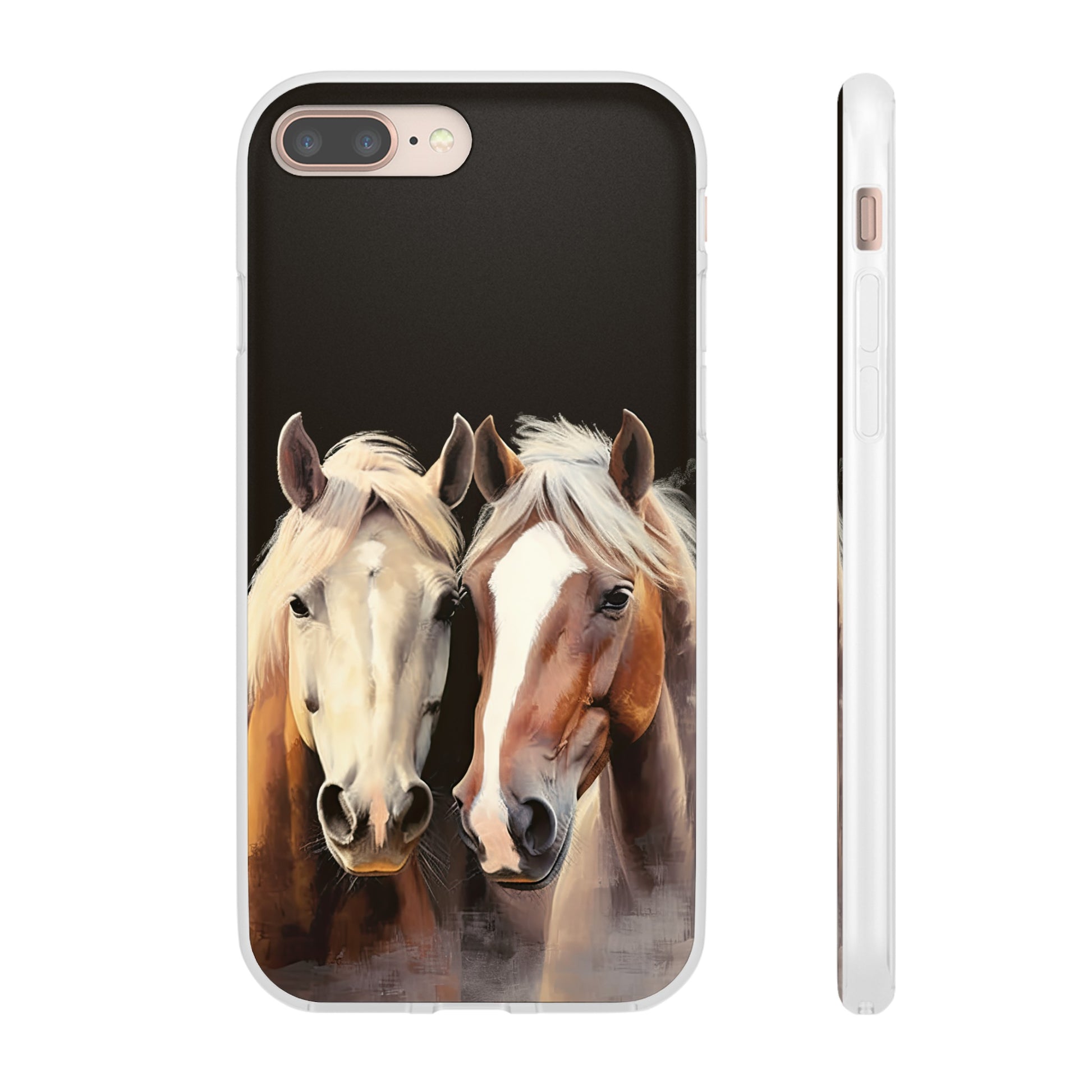 Flexible Horse Phone Case "Reliable Companions"