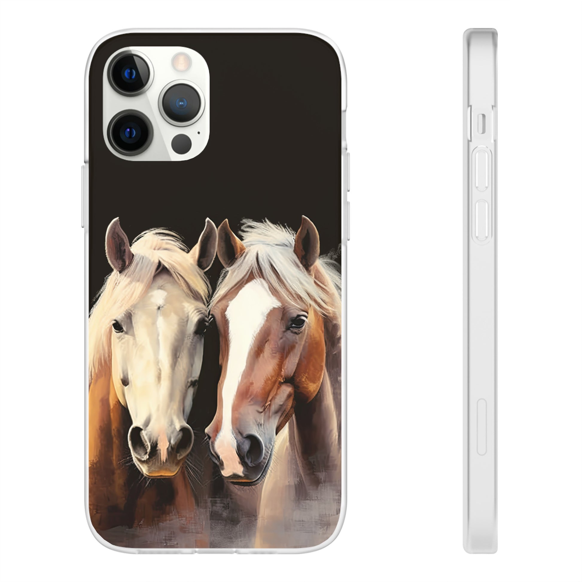 Flexible Horse Phone Case "Reliable Companions"