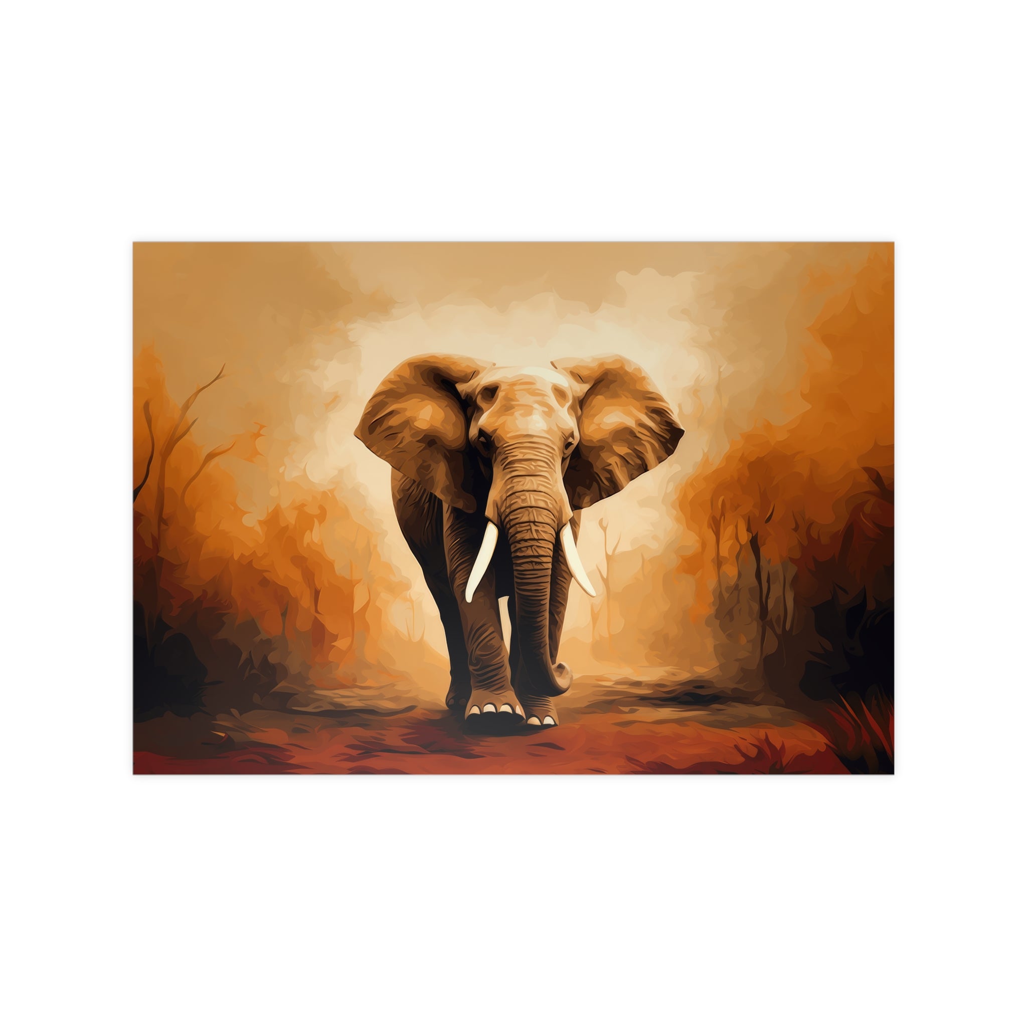 Elephant Poster on Photopaper