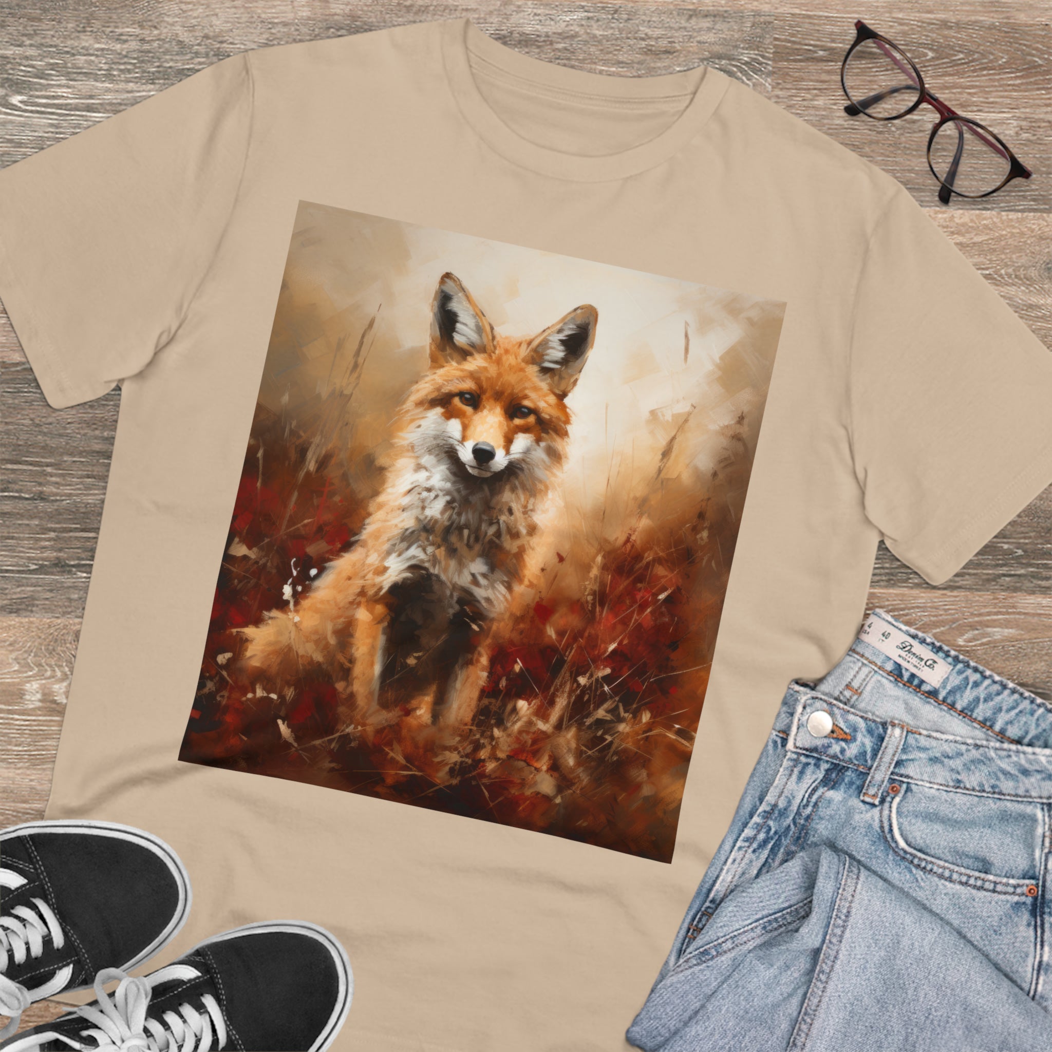 T-Shirt Renard Unisexe - Ecologique 