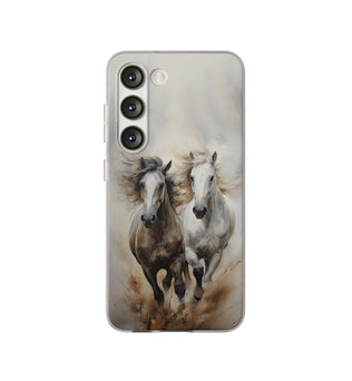 Flexible Horse-Themed Phone Case 