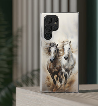 Flexible Horse-Themed Phone Case 