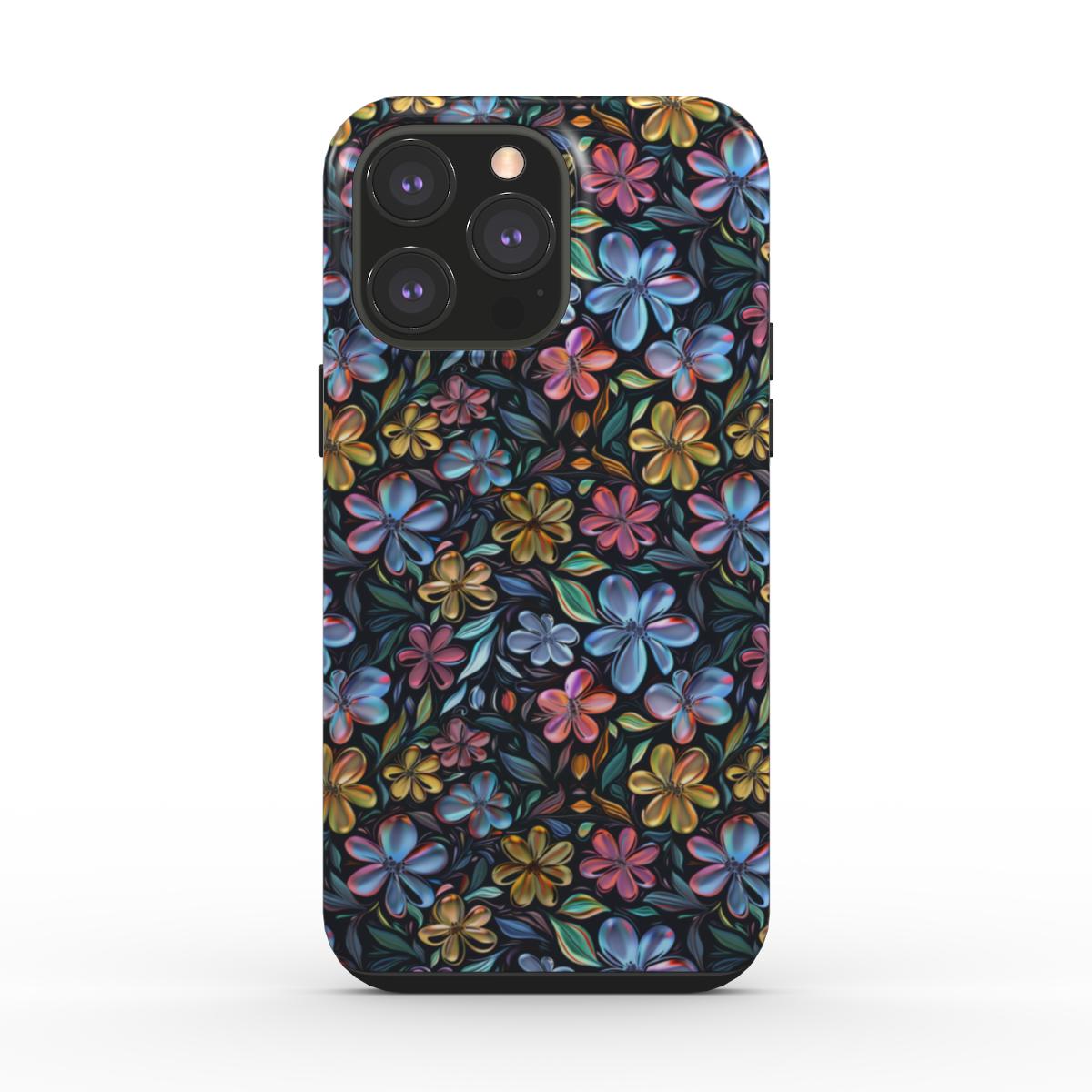 Metallic Bloom Tough Phone Case