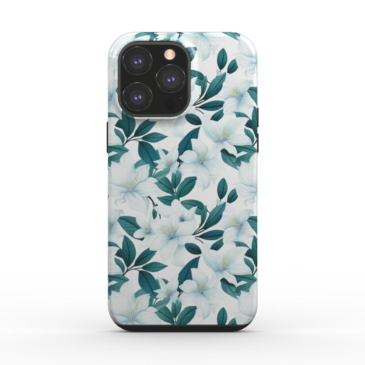 White Delilah Tough Phone Case