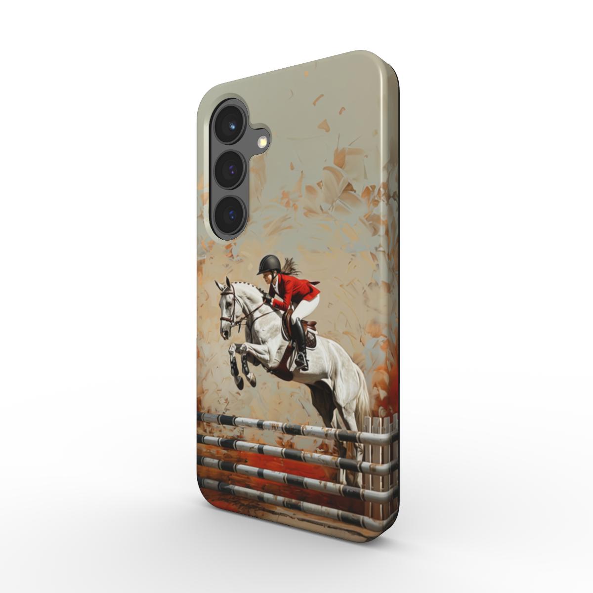 Coque rigide pour téléphone Show Jumper Horse