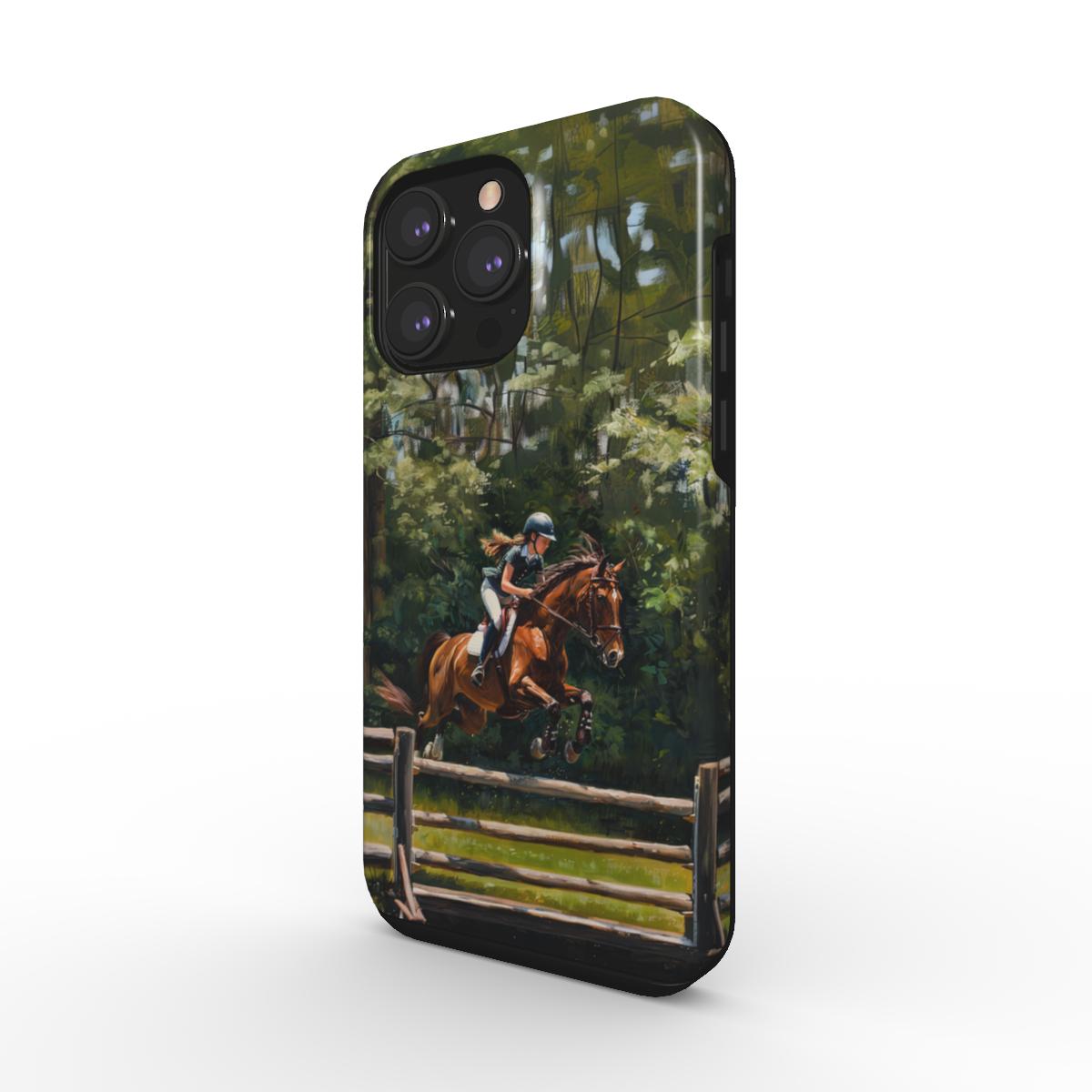 Coque rigide pour téléphone Horse Jumper