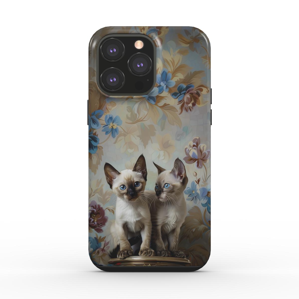 Coque rigide pour téléphone chatons