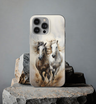 Flexible Horse-Themed Phone Case 