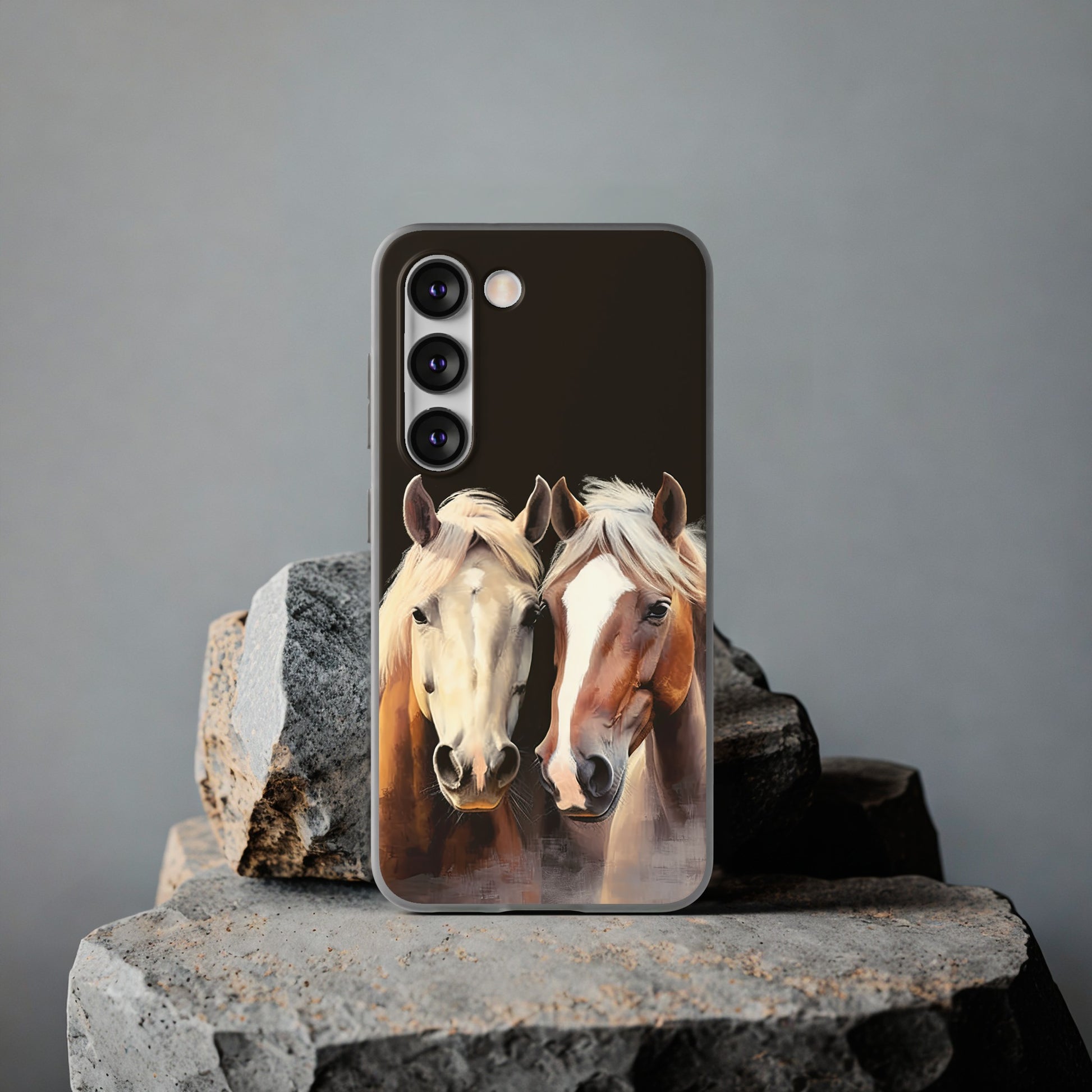 Flexible Horse Phone Case "Reliable Companions"