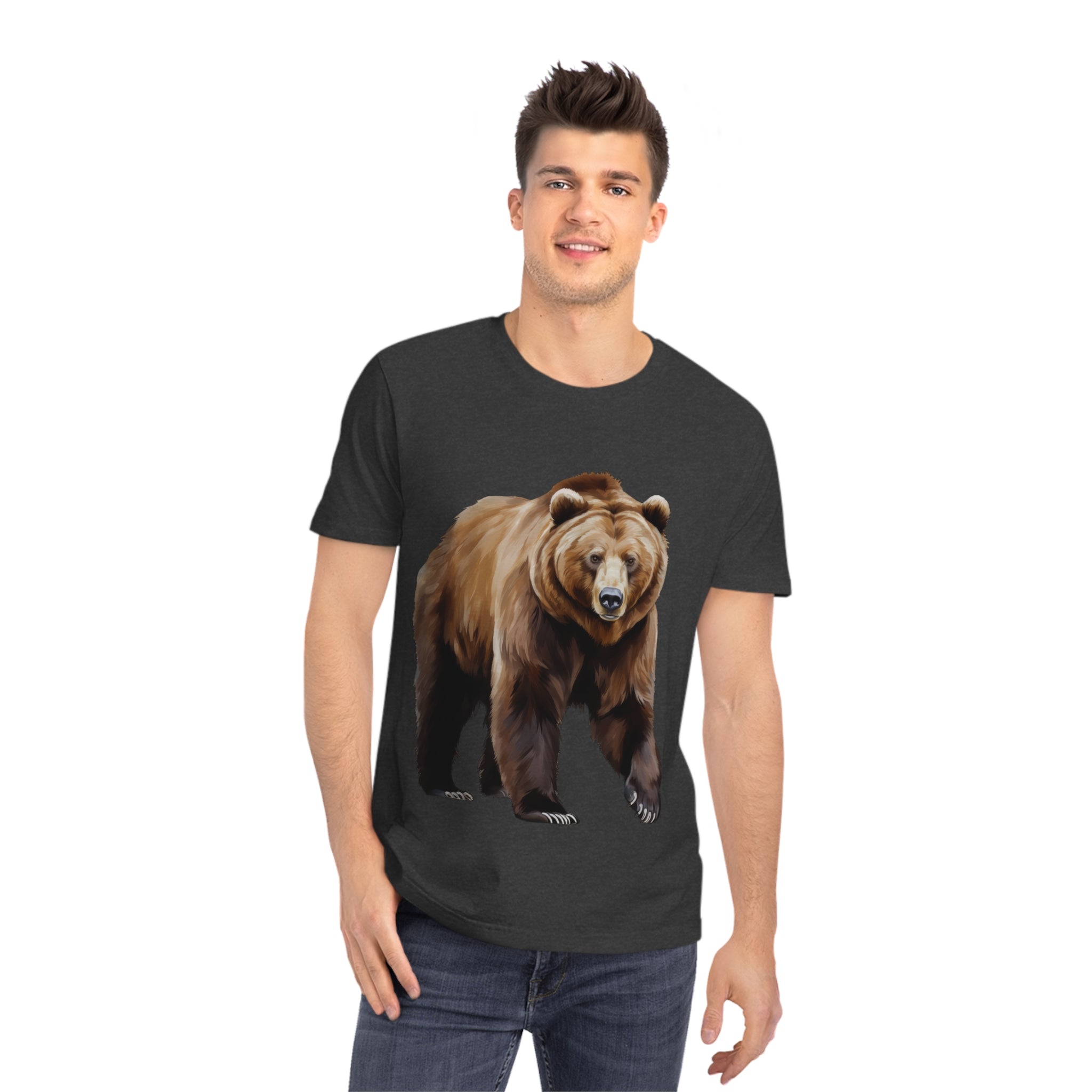 Unisex Brown Bear T-Shirt - Eco-Friendly