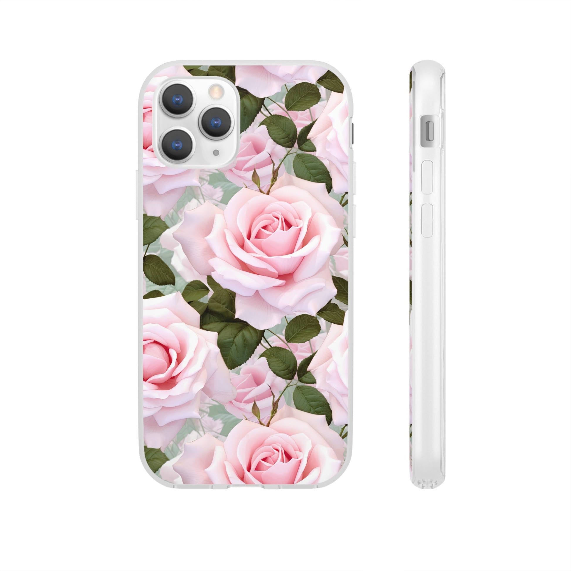 Flexible Pink Rose Phone Case