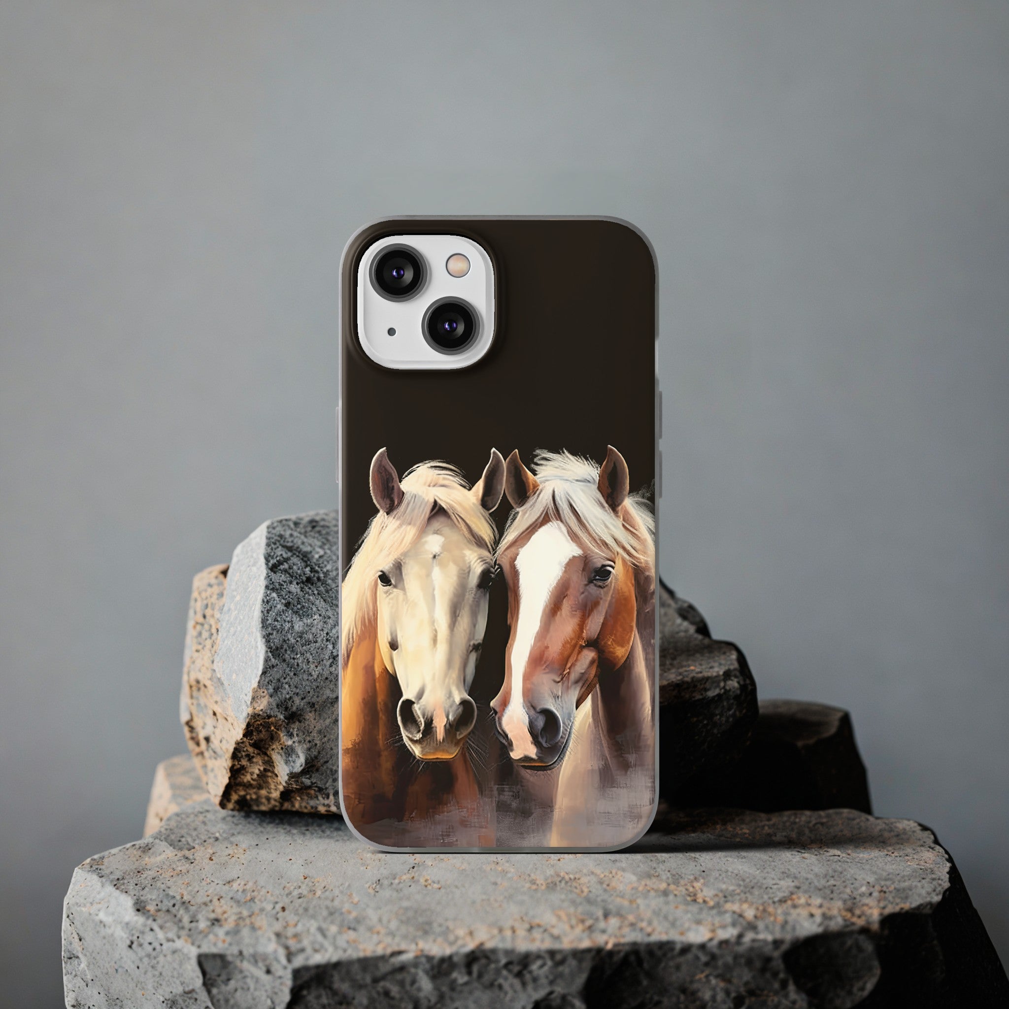 Flexible Horse Phone Case "Reliable Companions"