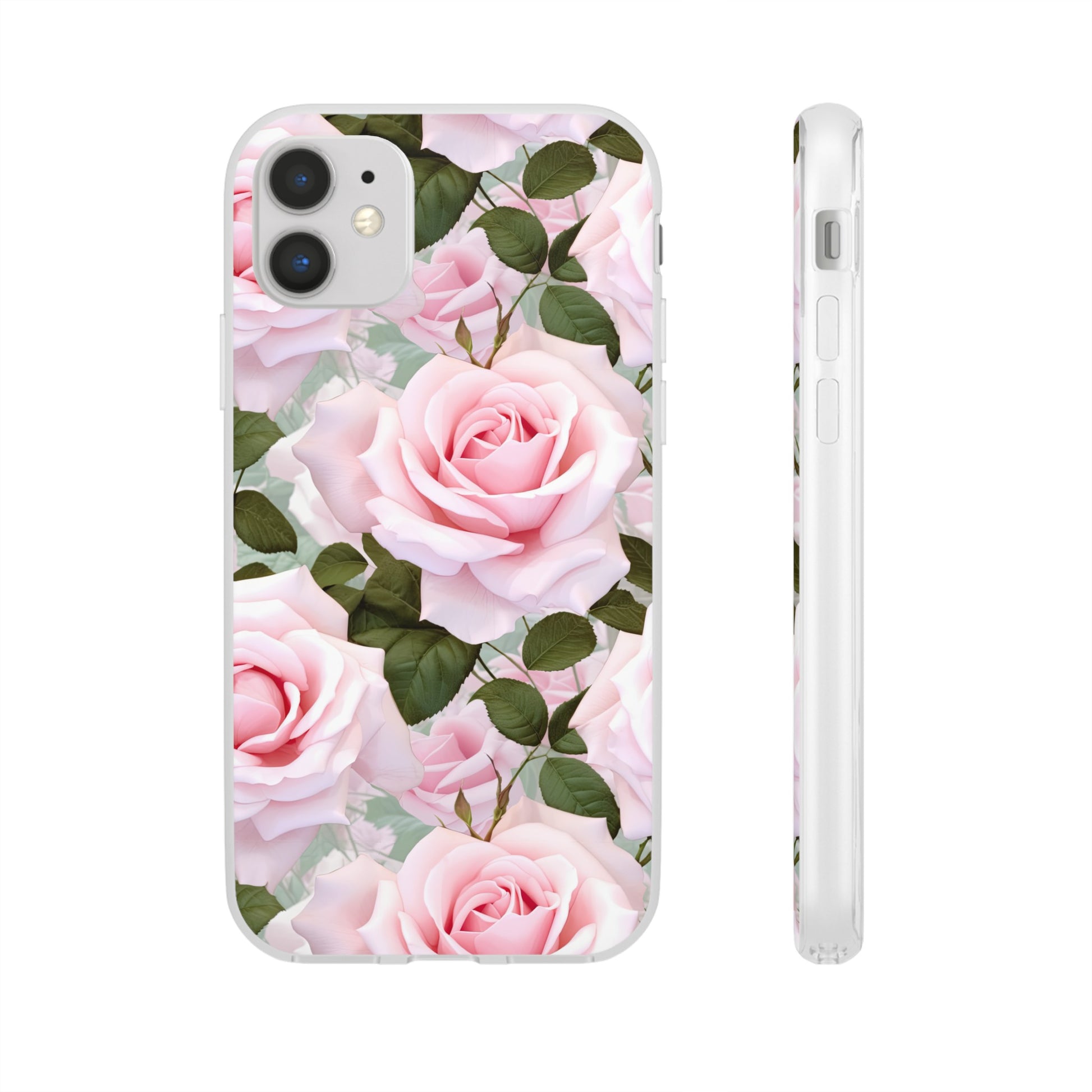 Flexible Pink Rose Phone Case