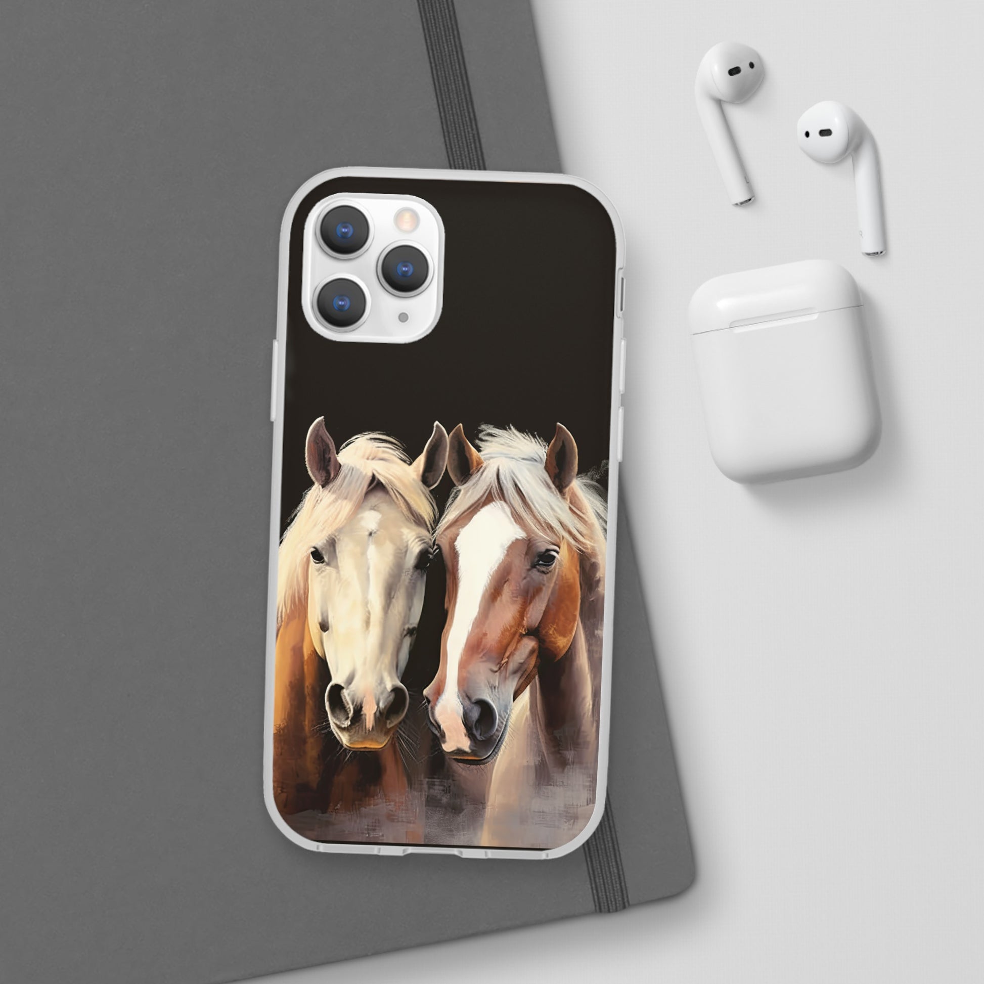 Flexible Horse Phone Case "Reliable Companions"