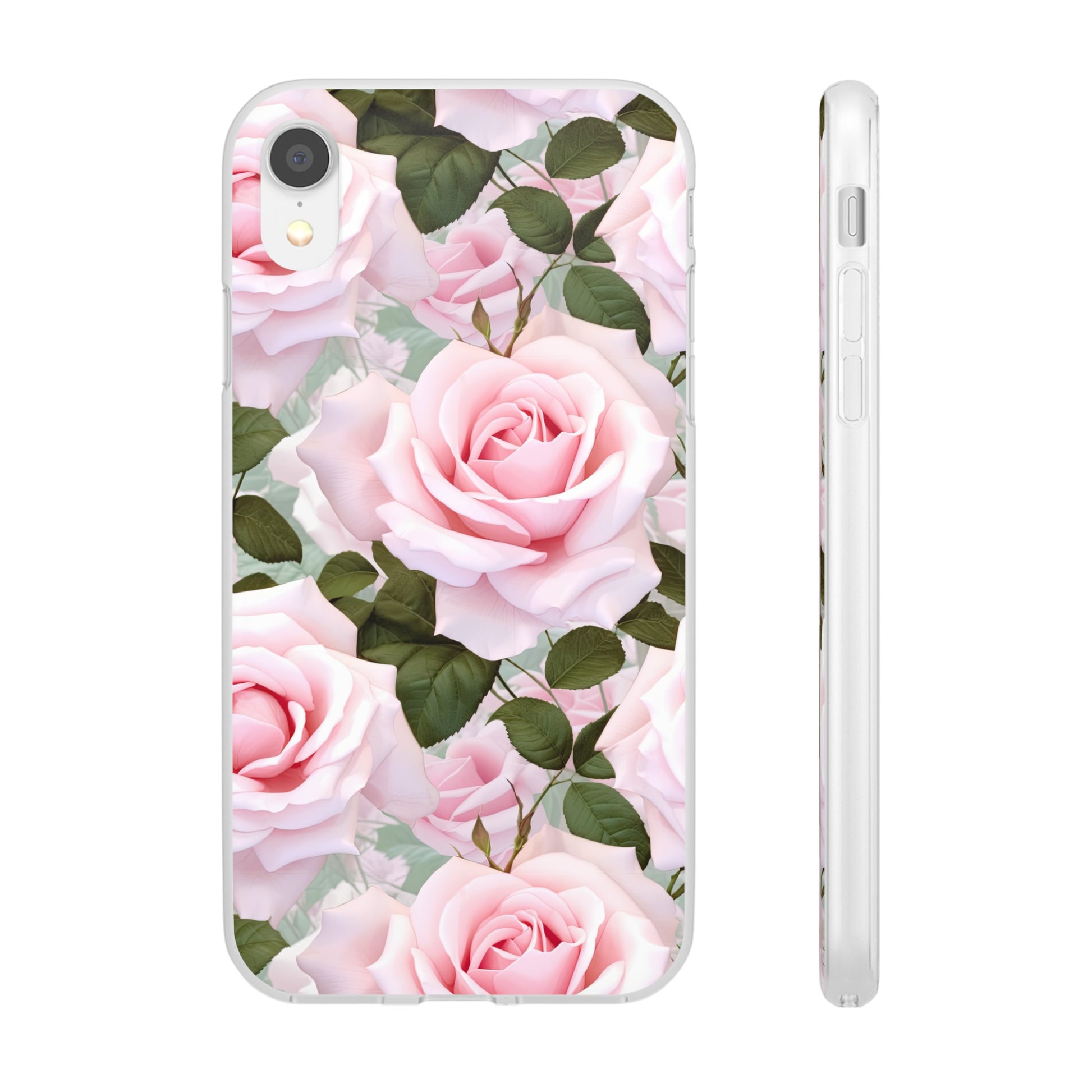 Flexible Pink Rose Phone Case