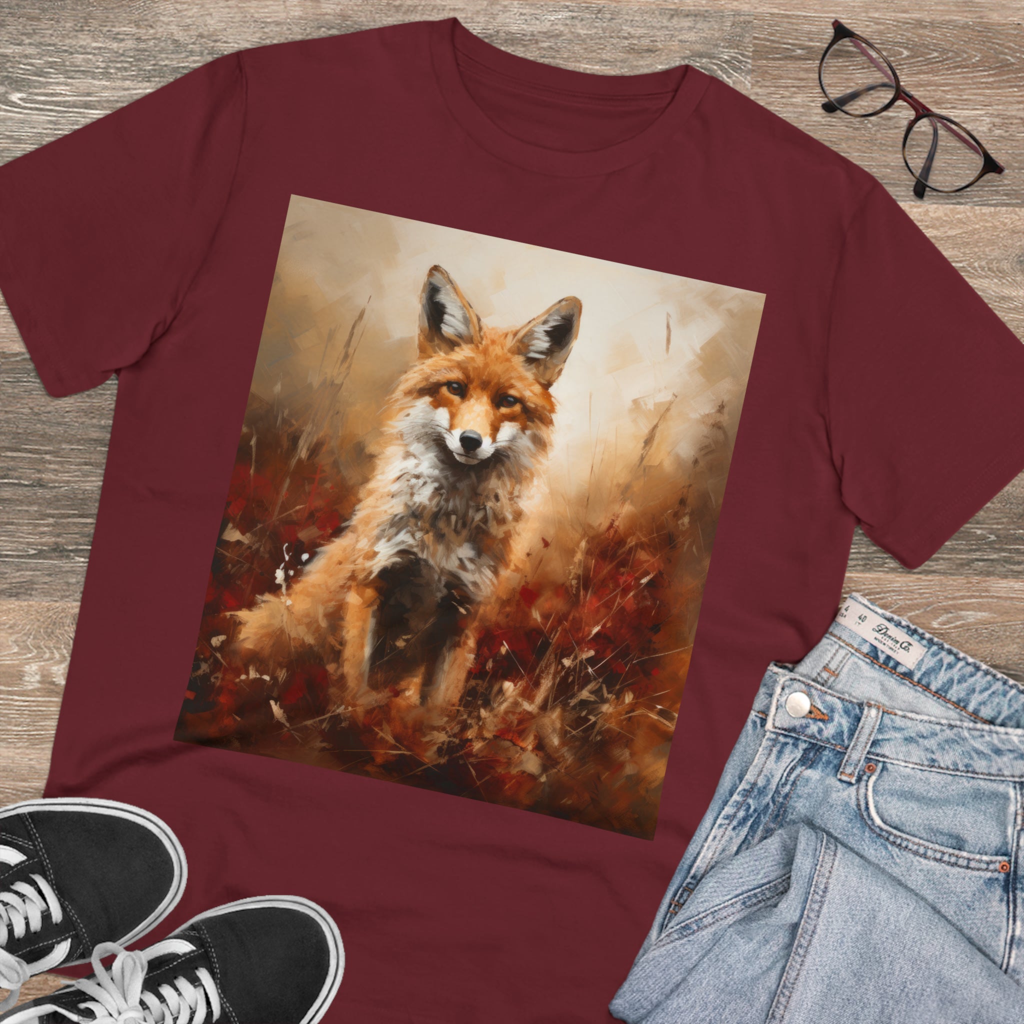 Unisex Fox T-Shirt – umweltfreundlich 