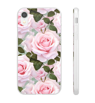 Flexible Pink Rose Phone Case