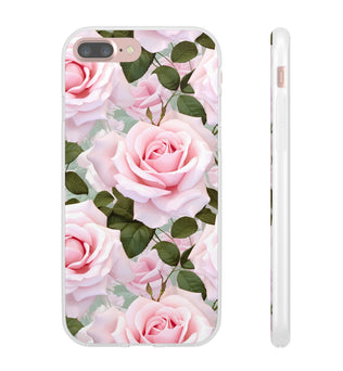 Flexible Pink Rose Phone Case