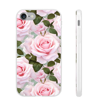 Flexible Pink Rose Phone Case