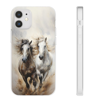 Flexible Horse-Themed Phone Case 