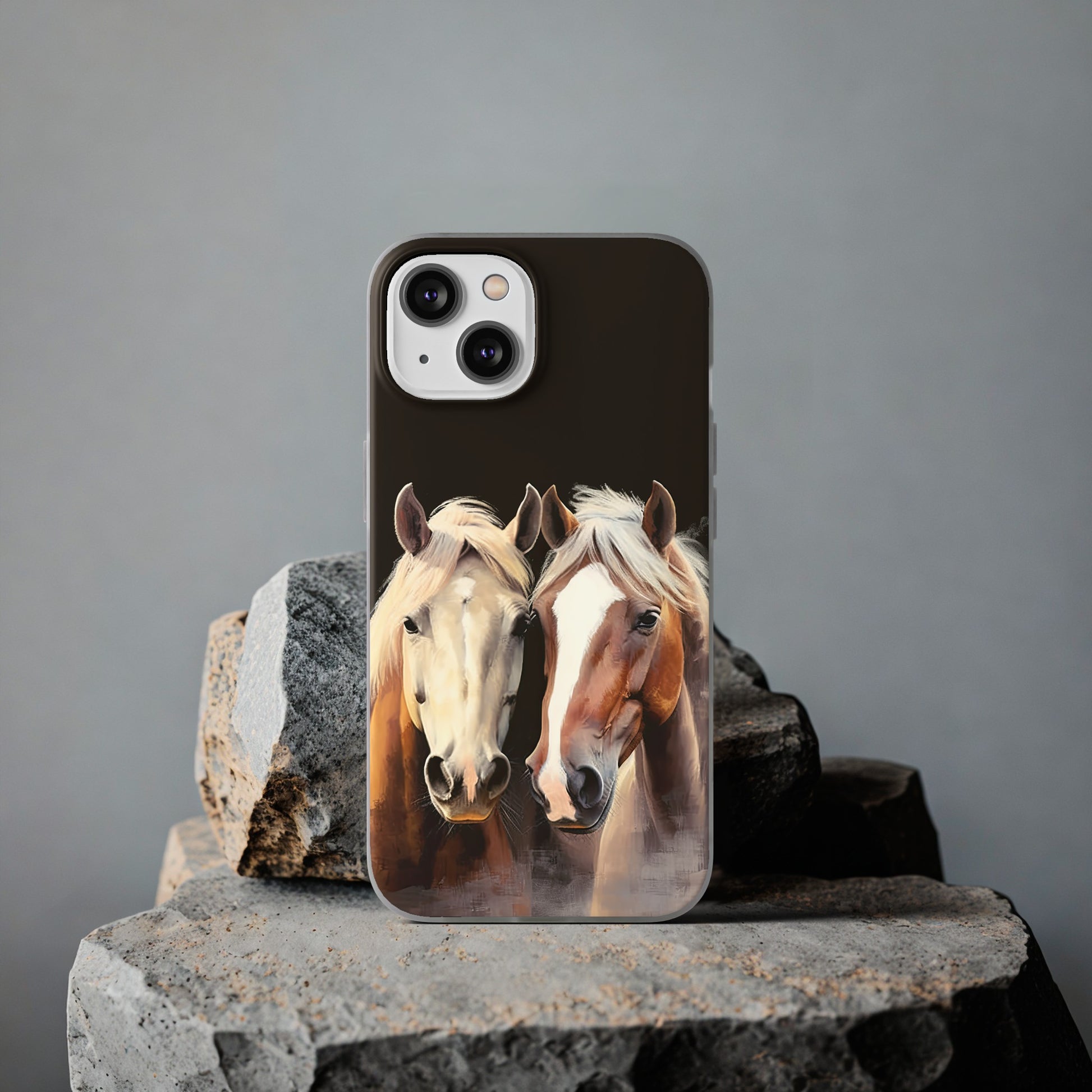 Flexible Horse Phone Case "Reliable Companions"