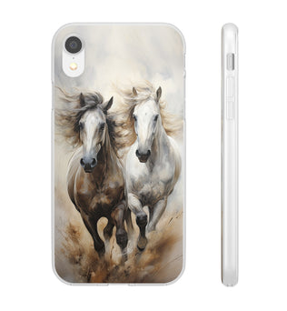 Flexible Horse-Themed Phone Case 