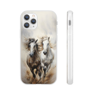 Flexible Horse-Themed Phone Case 