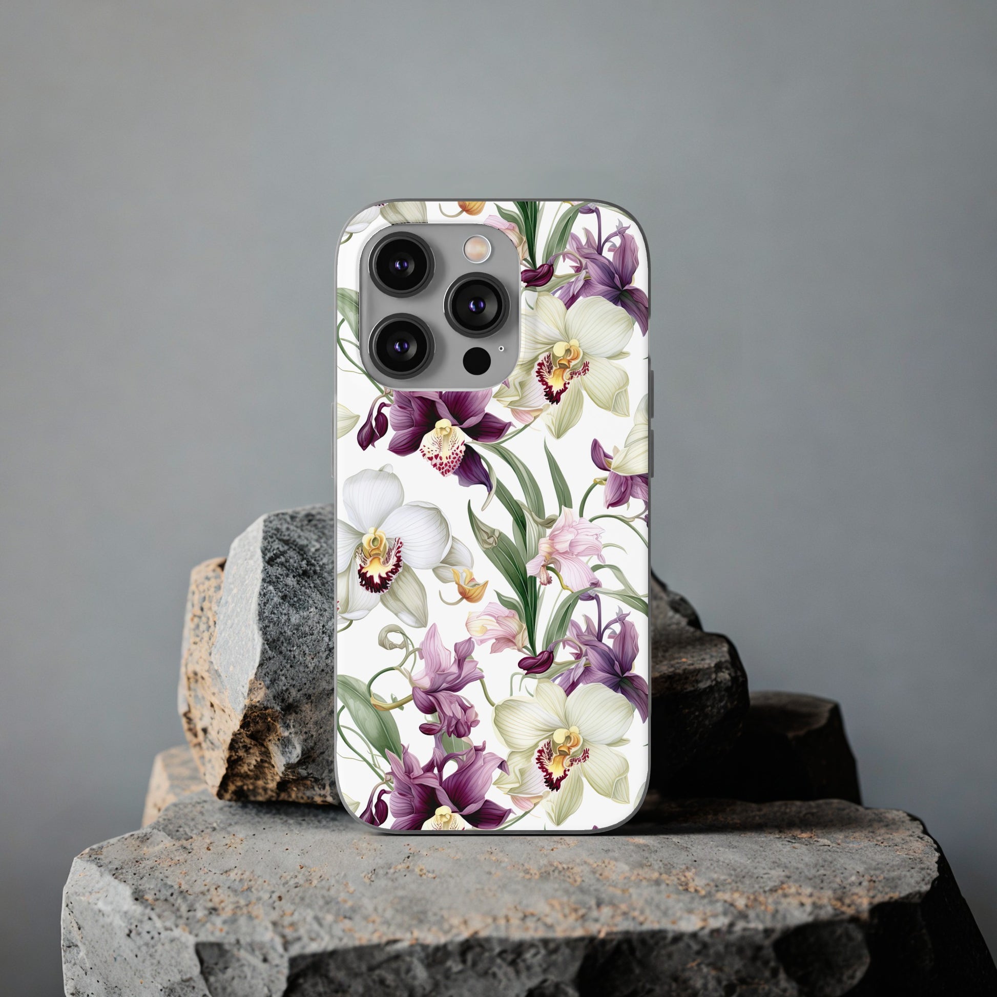 Flexible Lilac Orchid Phone Case