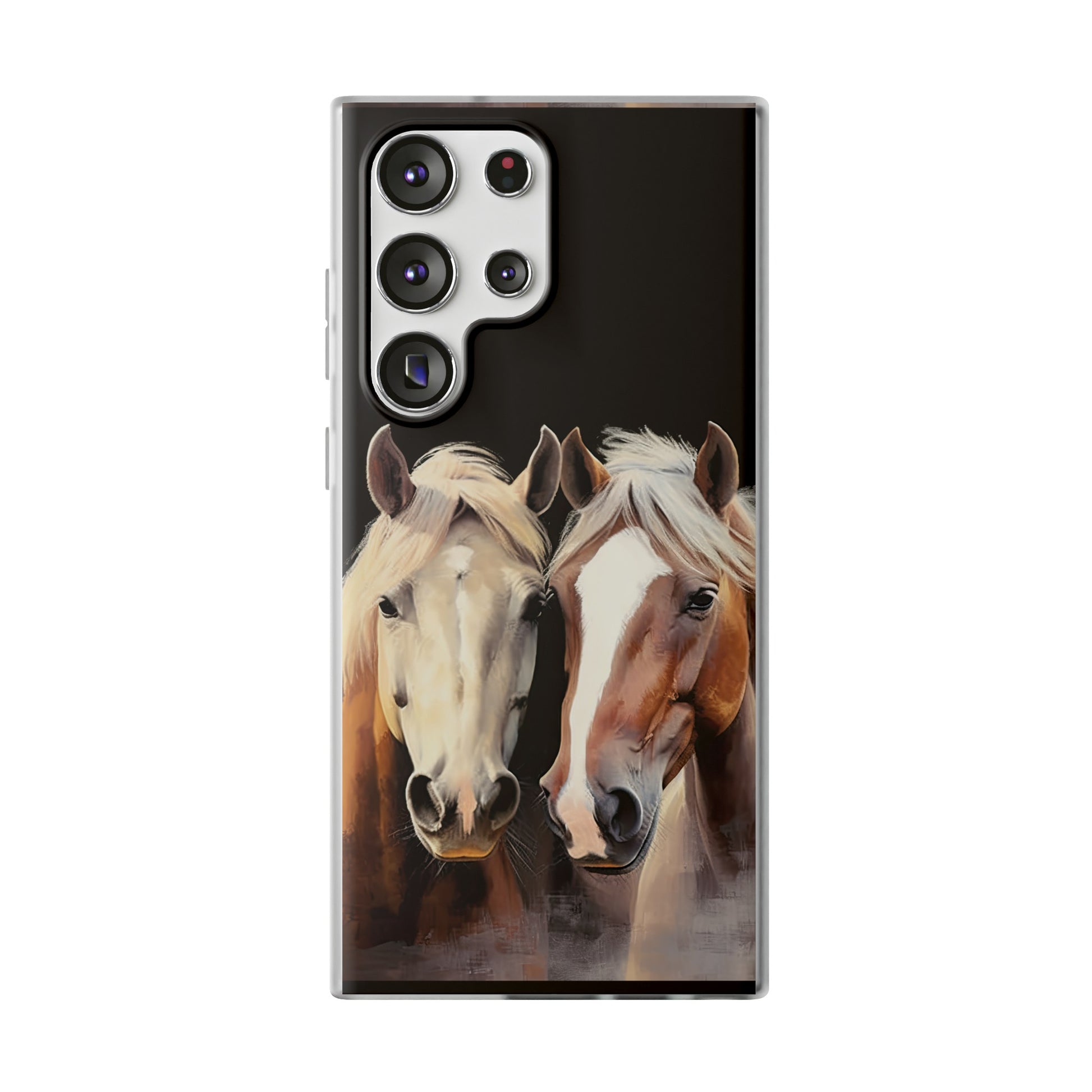 Flexible Horse Phone Case "Reliable Companions"