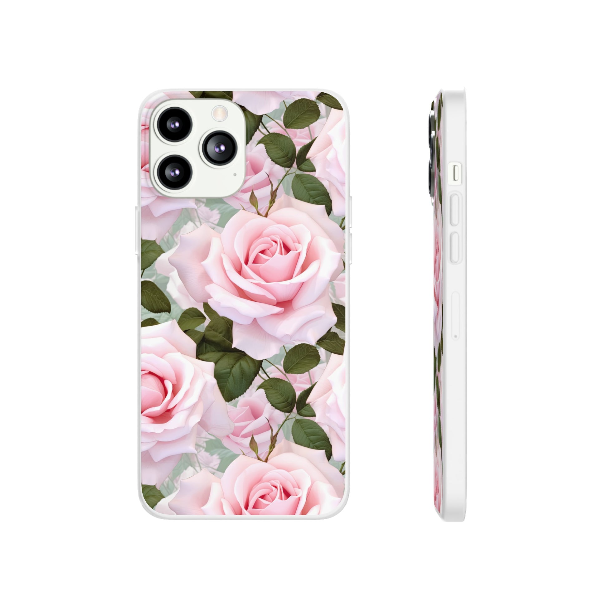 Flexible Pink Rose Phone Case