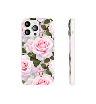 Flexible Pink Rose Phone Case