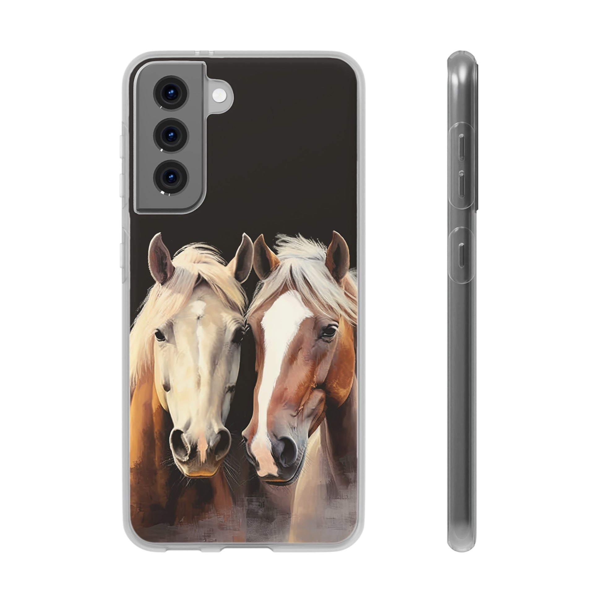 Flexible Horse Phone Case "Reliable Companions"