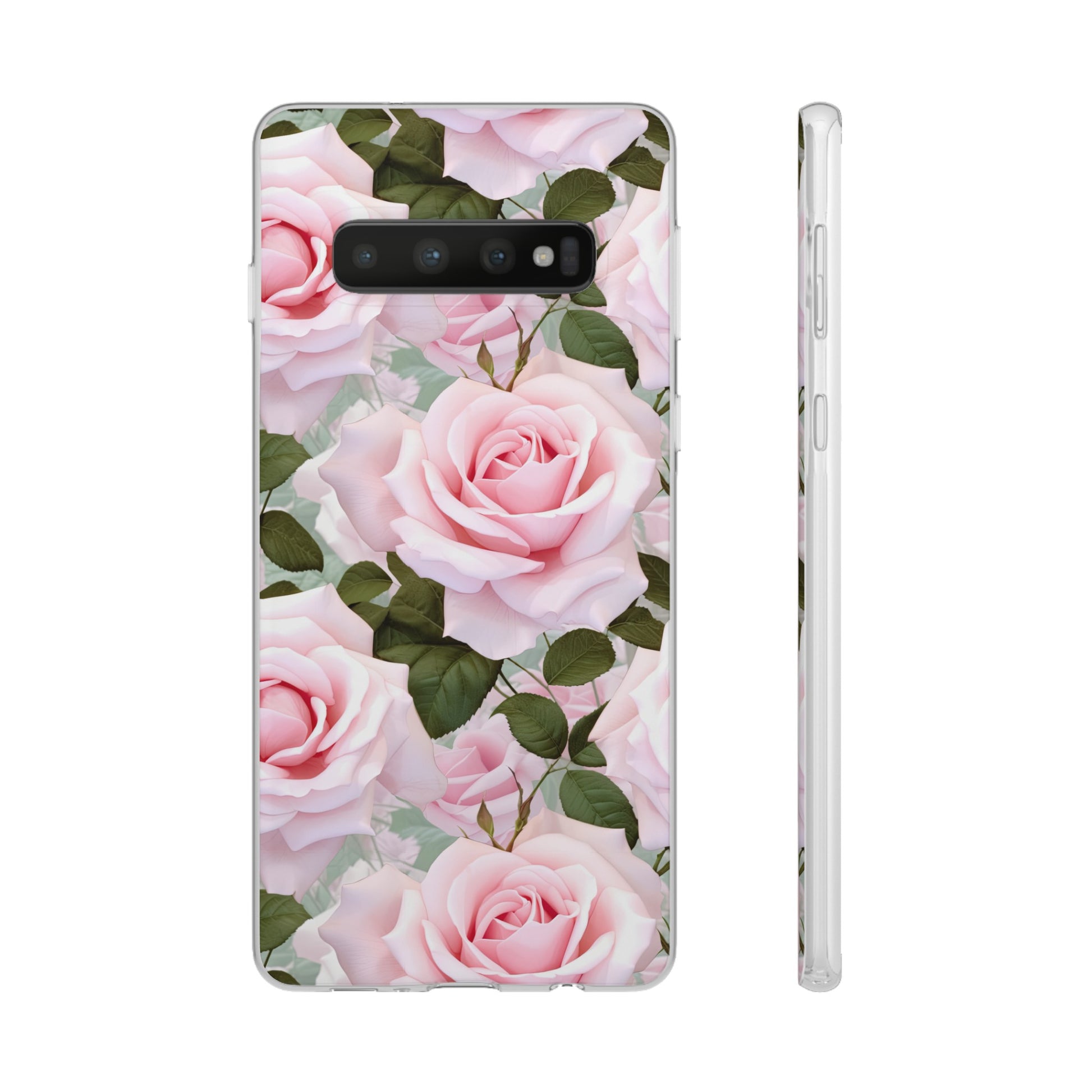 Flexible Pink Rose Phone Case