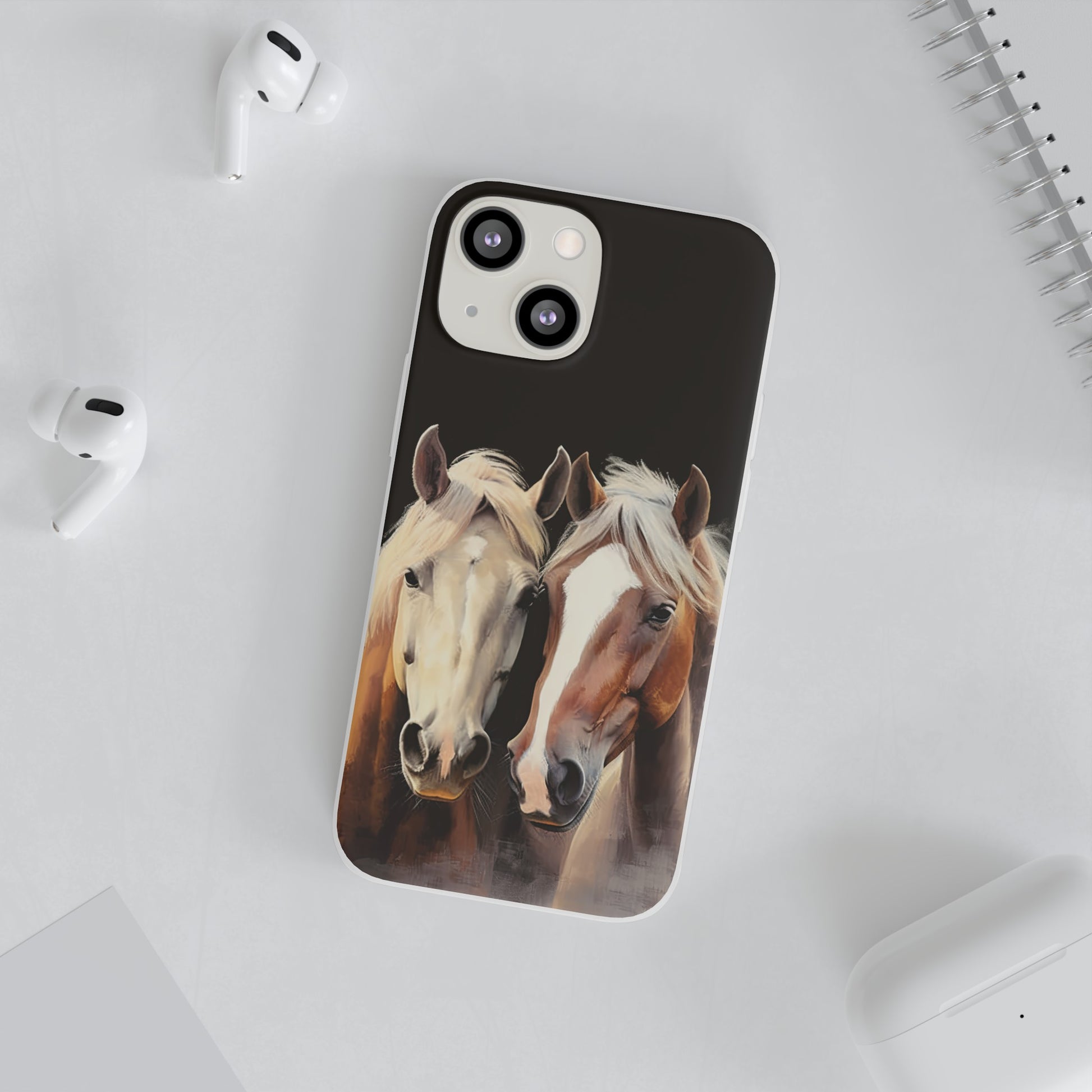 Flexible Horse Phone Case "Reliable Companions"