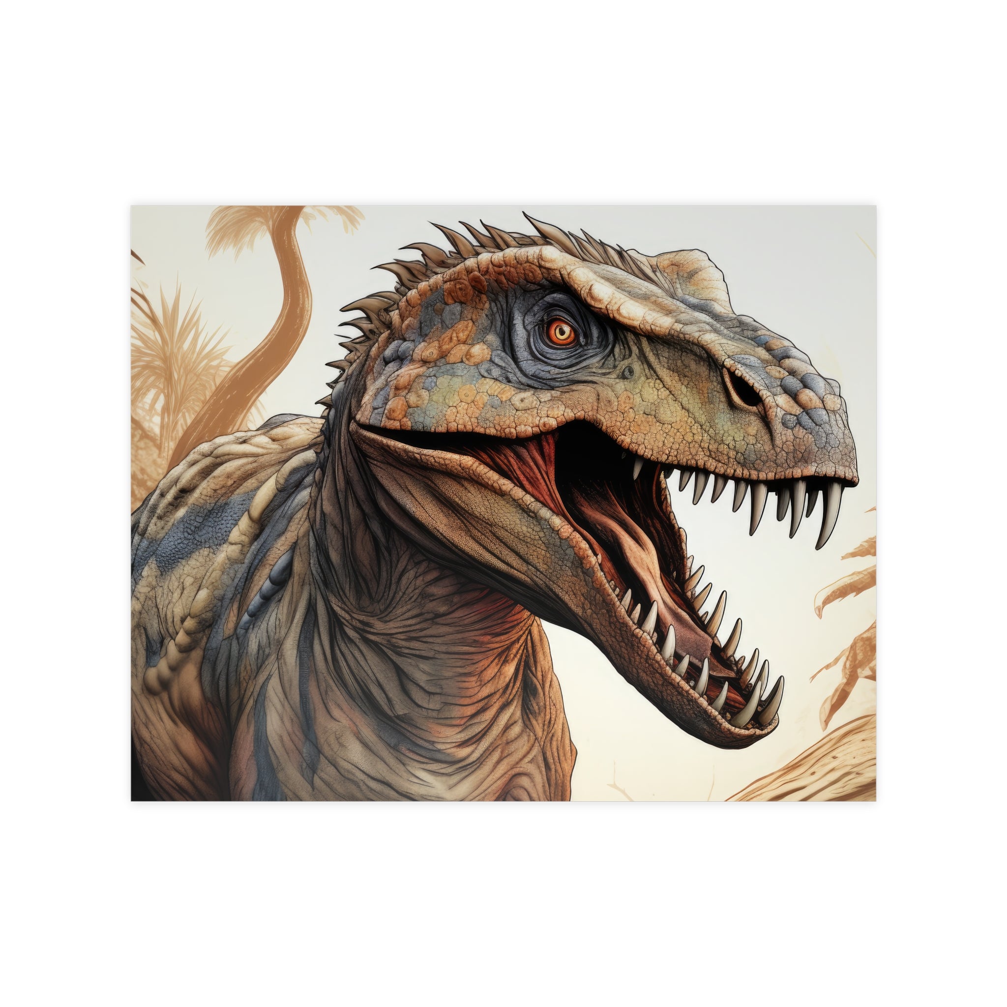 Dinosaur Poster on Photopaper