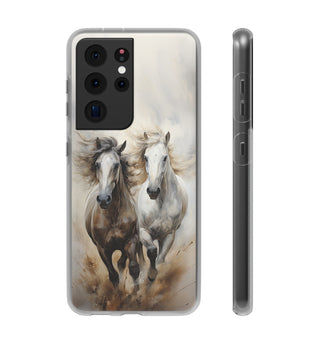 Flexible Horse-Themed Phone Case 