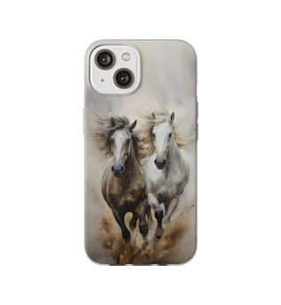 Flexible Horse-Themed Phone Case 