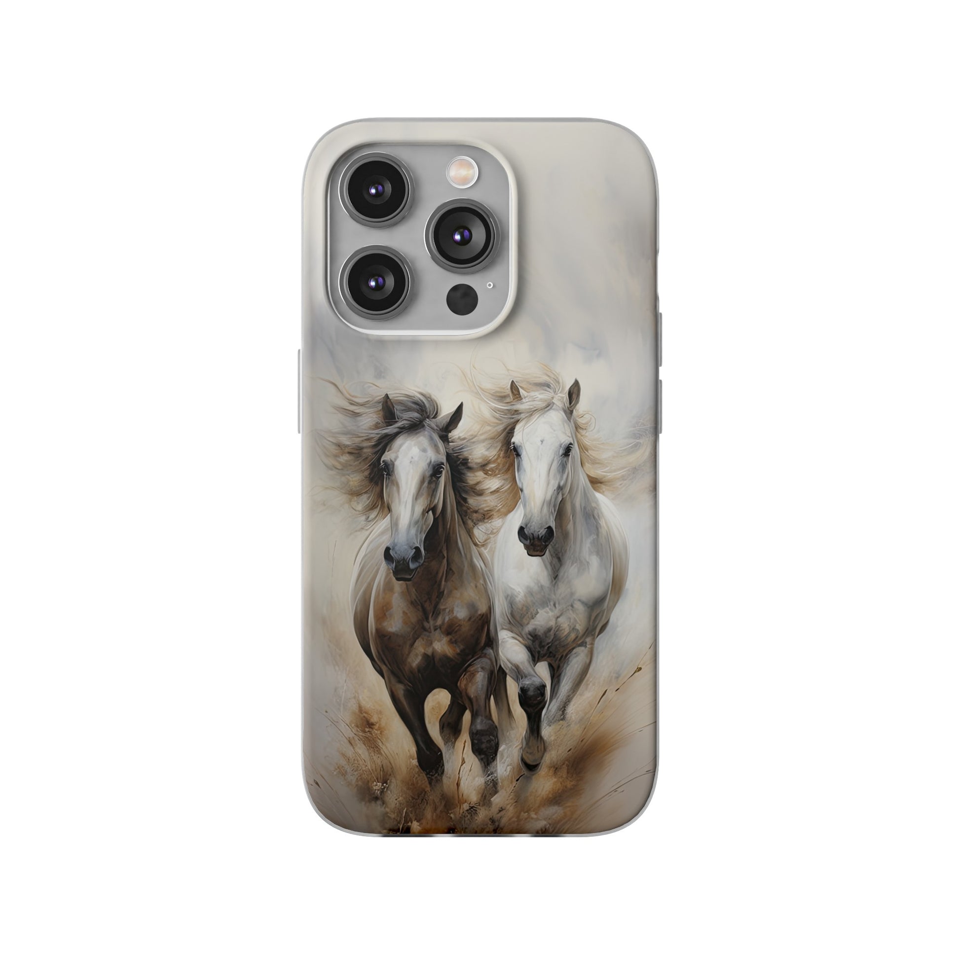 Flexible Horse-Themed Phone Case "Champions Unleashed"