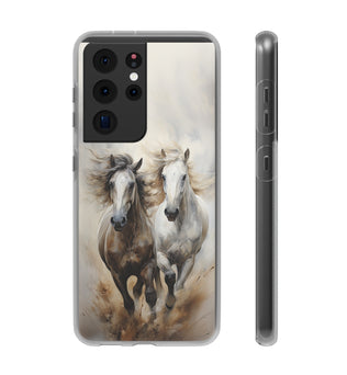 Flexible Horse-Themed Phone Case 