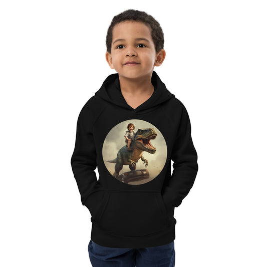 Dinosaurier-Reiter-Hoodie – umweltfreundlich