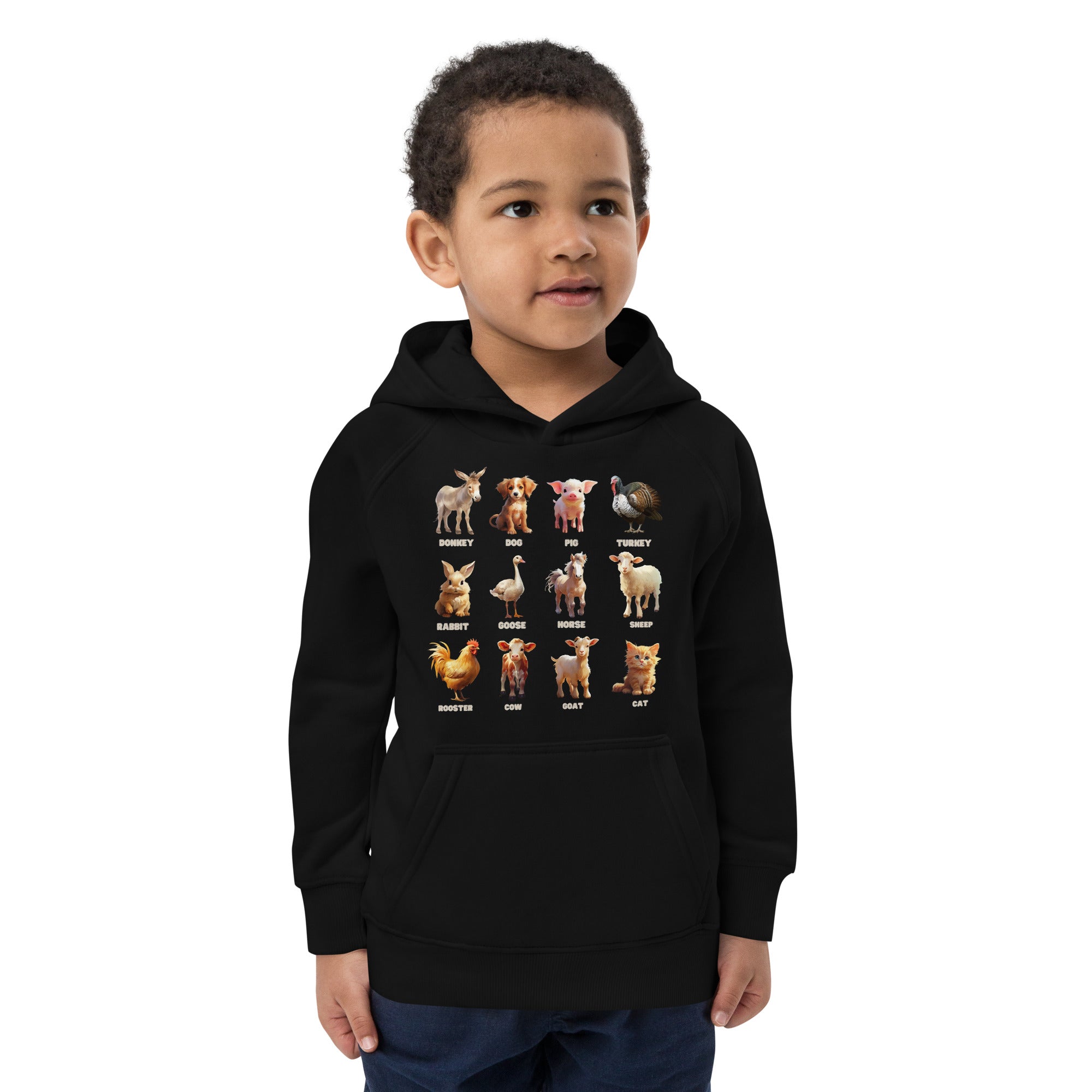 Farm Animals Hoodie - Eco-Friendly