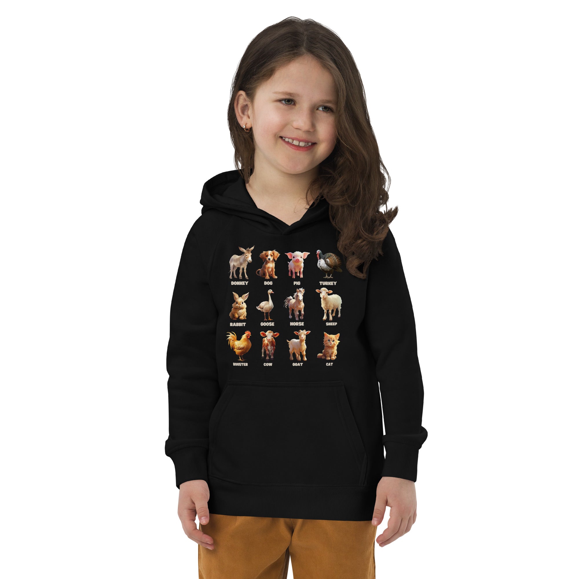 Farm Animals Hoodie - Eco-Friendly