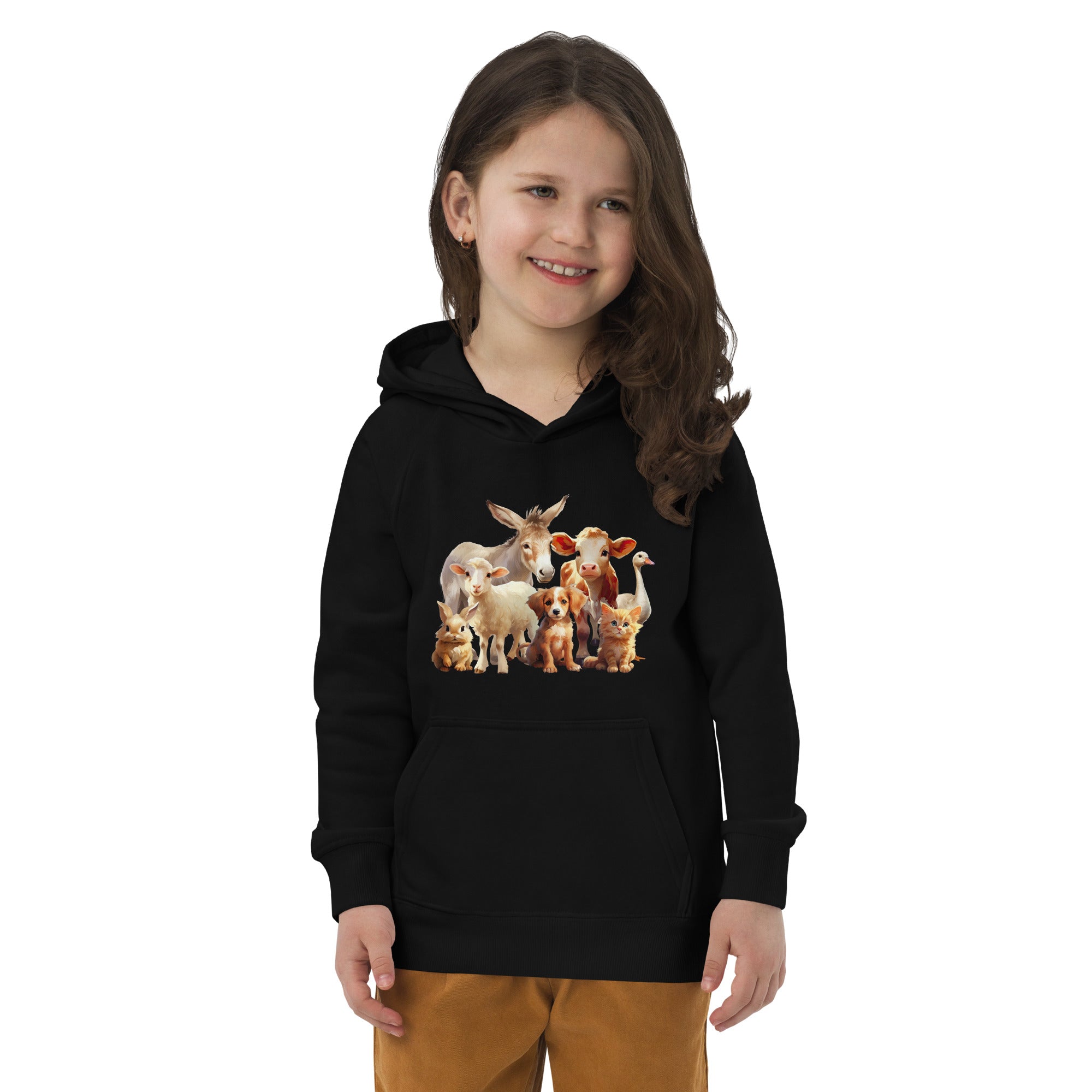 Bauernhof-Freunde Hoodie - umweltfreundlich 