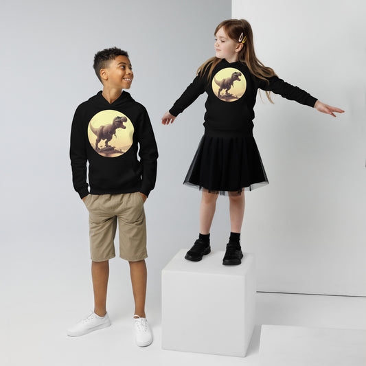 Roaring T-Rex Hoodie - Eco-Friendly