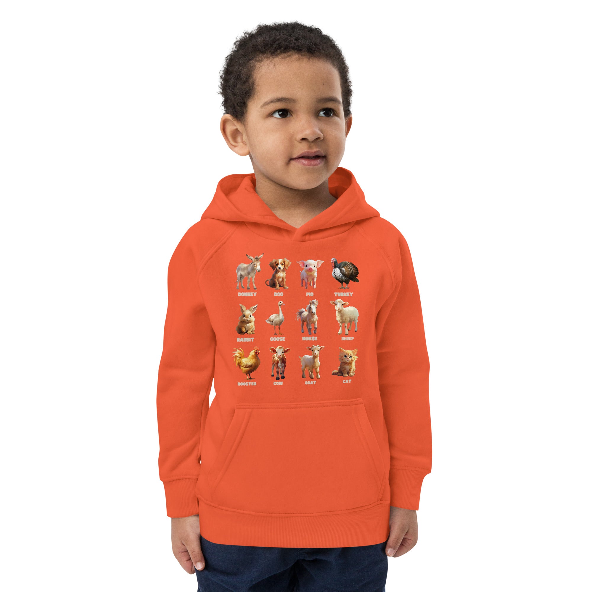 Farm Animals Hoodie - Eco-Friendly