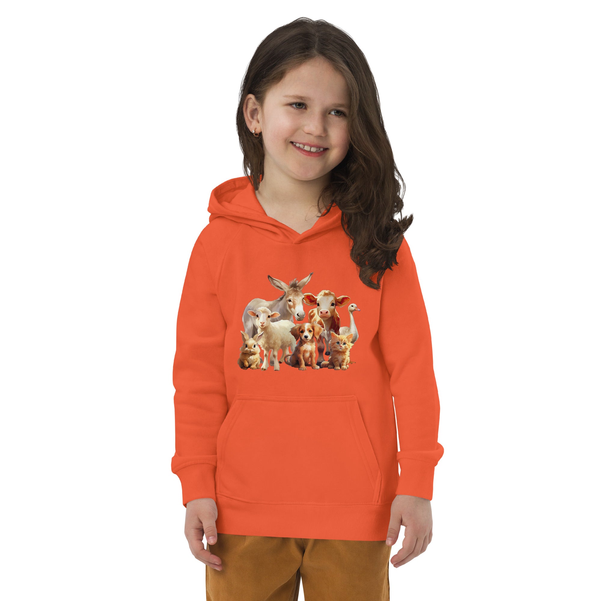 Bauernhof-Freunde Hoodie - umweltfreundlich 