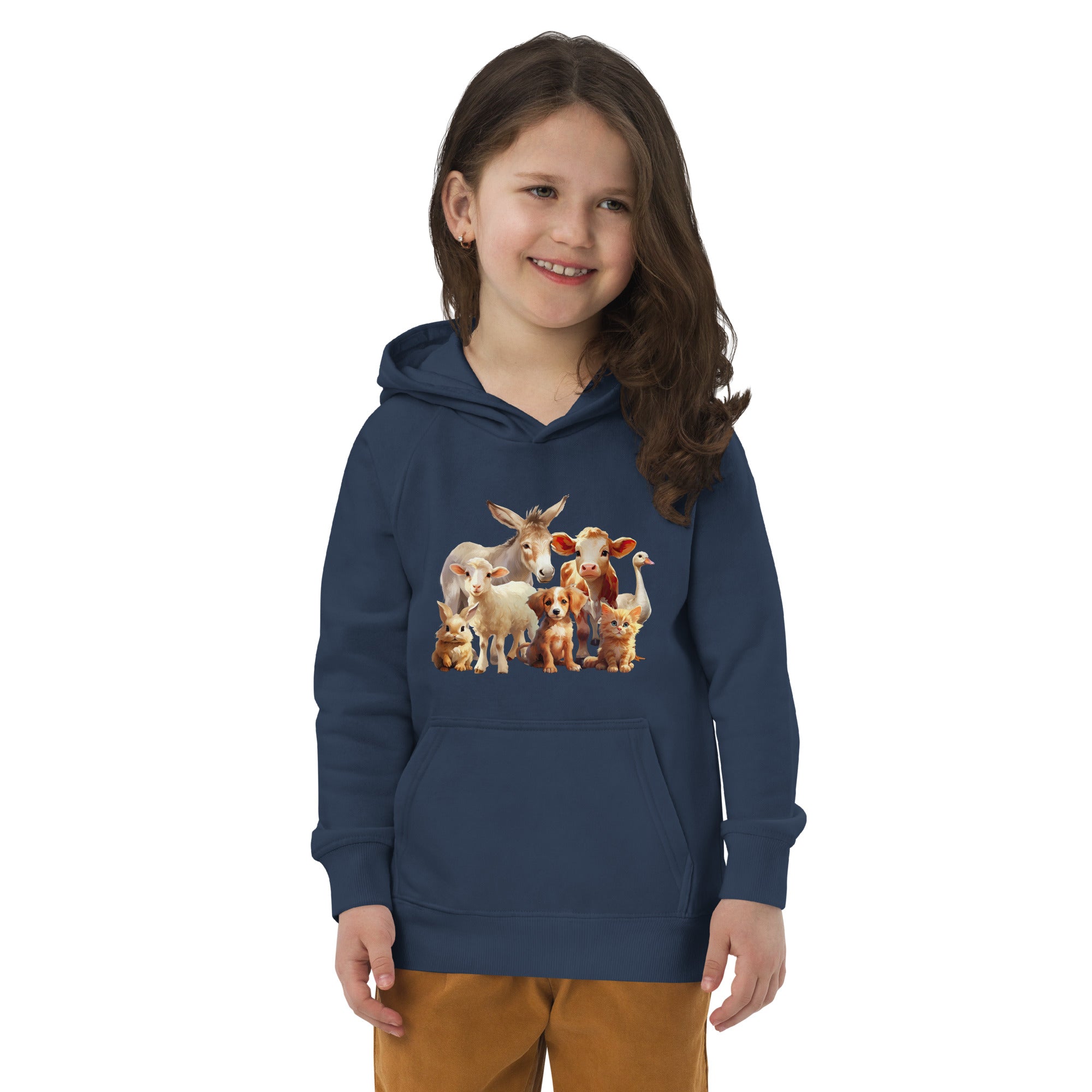 Bauernhof-Freunde Hoodie - umweltfreundlich 