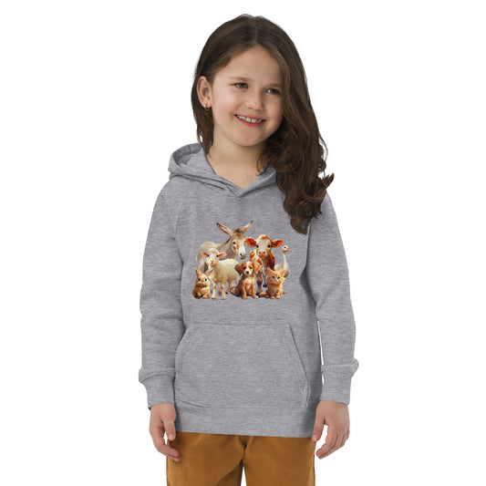 Bauernhof-Freunde Hoodie - umweltfreundlich 