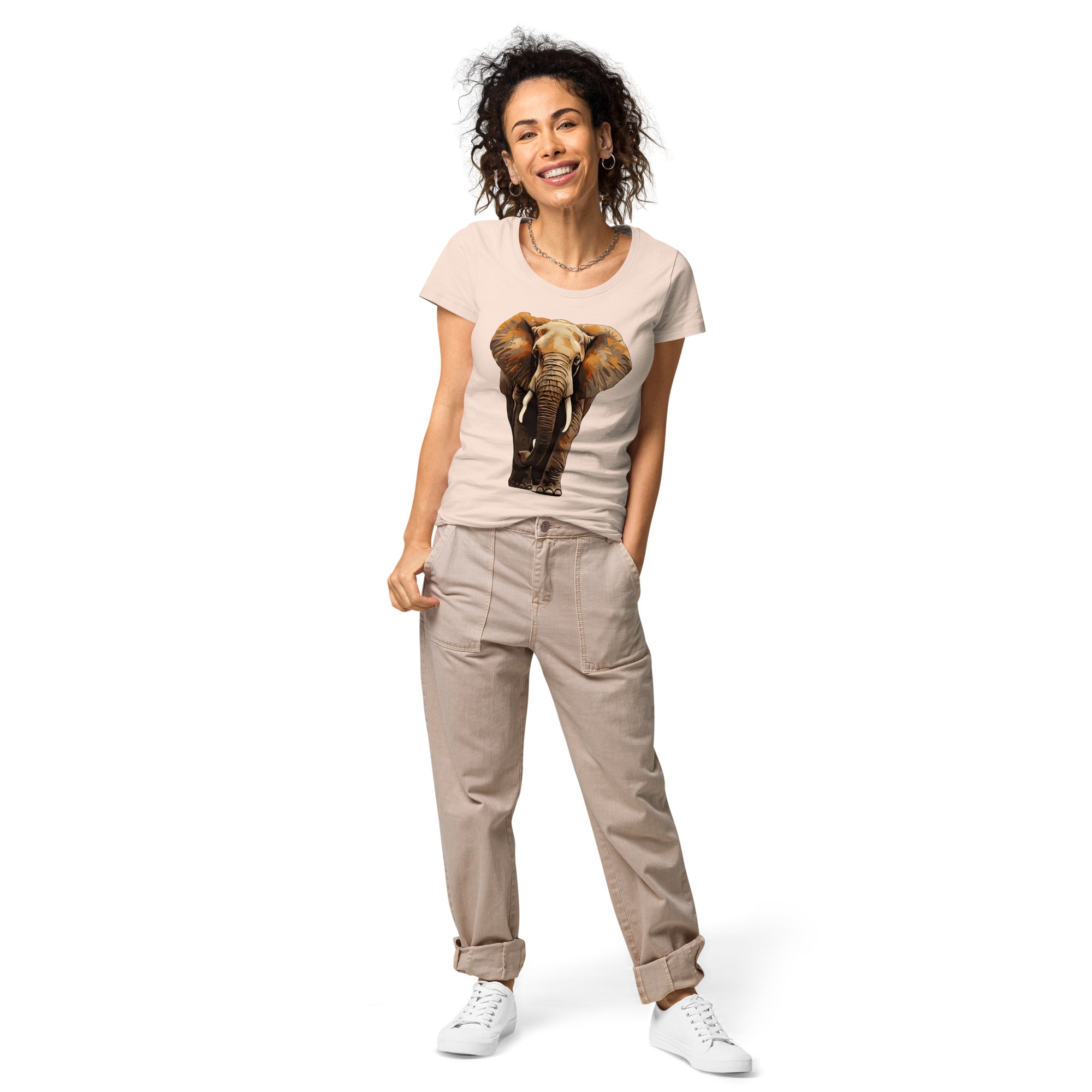 Women’s Elephant Tee - Eco-Friendly