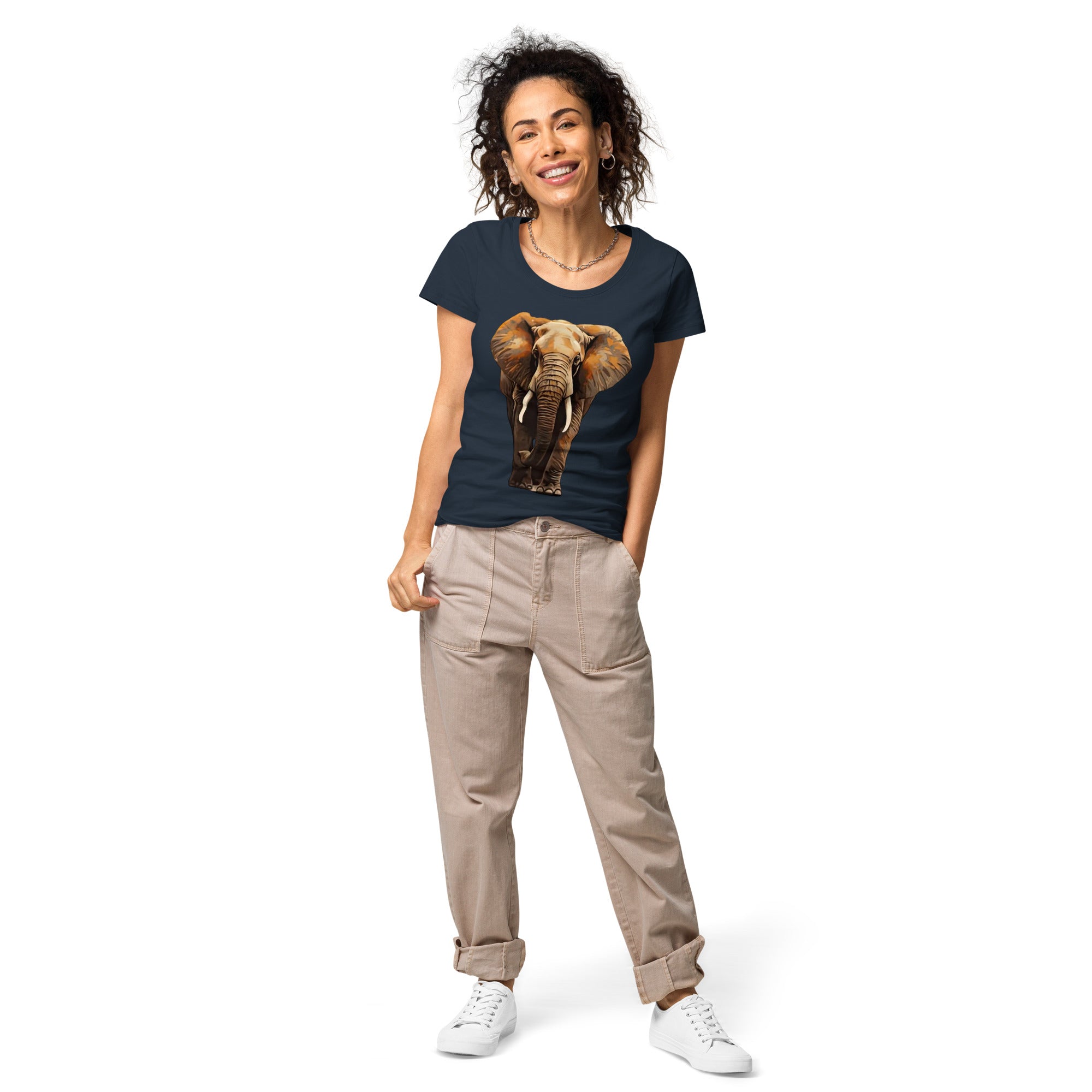 Tee-shirt Éléphant pour Femmes - Écologique